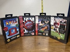 Sega Genesis Game Lot Of 4 Batman Forever, NBA Jam, Toys, Sports Talk FREE SHIP