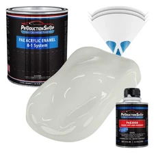 ProductionShop High Gloss Pure White Acrylic Enamel Quart Kit, Auto Paint