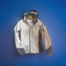Reebok CrossFit Thermowarm Hoodie Jacket Women s Small White Full Zip