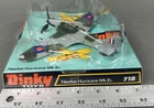 Vintage Dinky No. 718 Hawker Hurricane Mk IIc Airplane