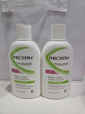 Phisoderm Deep Clean CREAM CLEANSER Normal to Dry Skin 6oz / 2 pack HB2