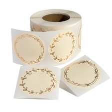 MONEST Waterproof Oil Resistant Jar Lid Stickers - Pantry/Canning, Spice ...