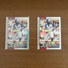 2026 Topps Series 1 Braves Lot of 2 - Michael Harris II #310 Base + Rainbow Foil