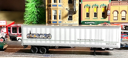 Remolque Athearn HO=1/87 Burlington Northern CHICAGO 45' BNZ 237818-RTR-CONSTRUIDO-SEMI | Zustand: Used