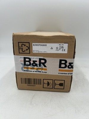 B&R X20 System X20CP3686X Ethernet POWERLINK V2 Intel ATOM 1,3 GHz SPS PLC CPU
