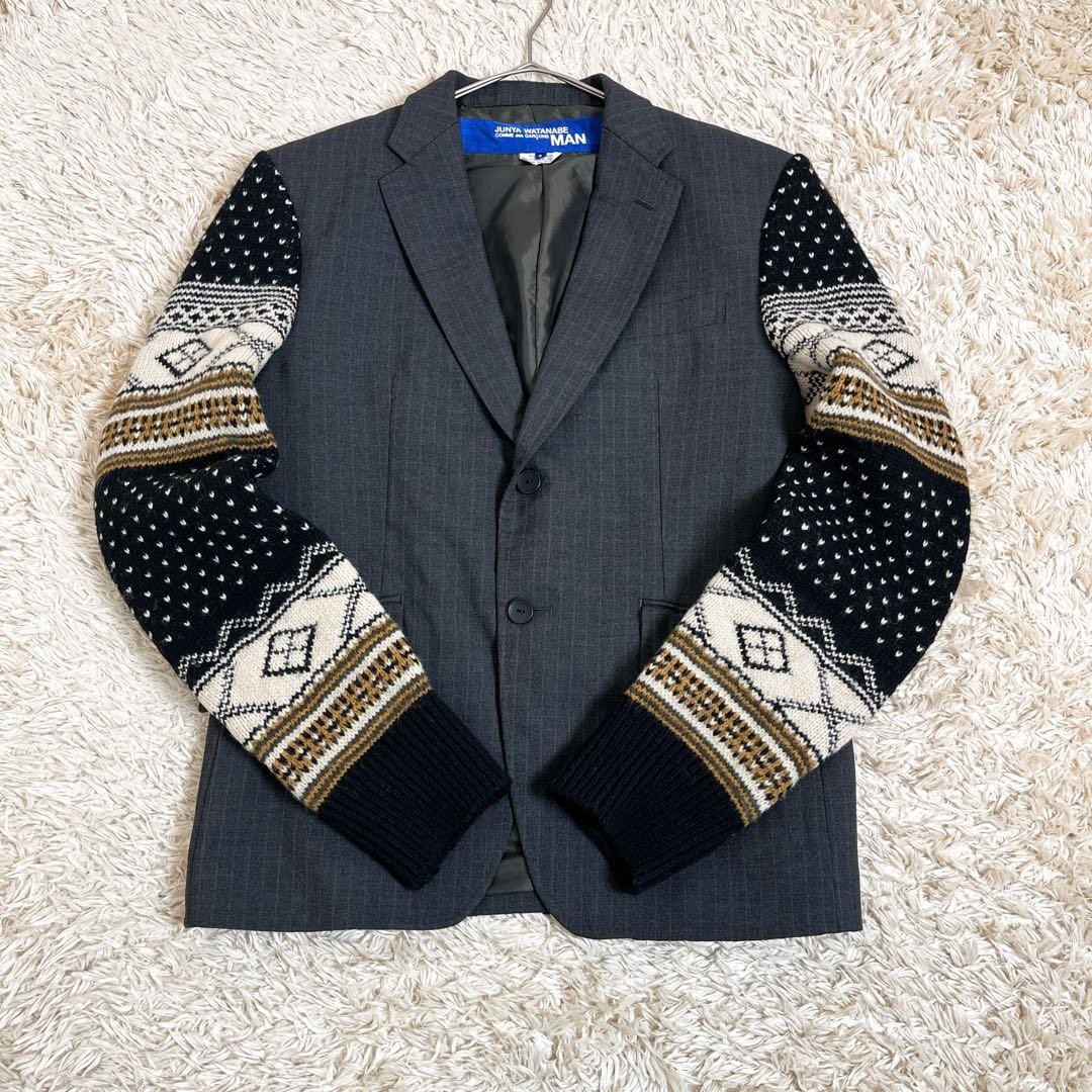 Junya Watanabe Tailored Jacket With Different Mat… - image 8