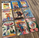 Vintage Treasury Comic Lot DC Marvel Batman Superman Spider-Man 9 Issues VG!