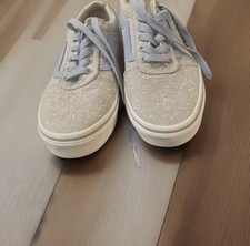 Vans Old Skool Sneakers Blue White Kid's Size 2 Boys/Girls, Brand New Nvr Worn