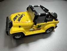 New Aurora AFX Rally Jeep Yellow Canyon Raider Vintage Slot Car