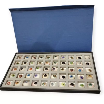 Prosthetic Artificial Eye 50 Pcs Set with Different Unique shades with Box