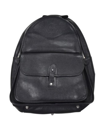 【未使用】 GHURKA No.33 THE RUCKSACK Men's Ghurka Vintage Black Leather Rucksack No. 33 Backpack New