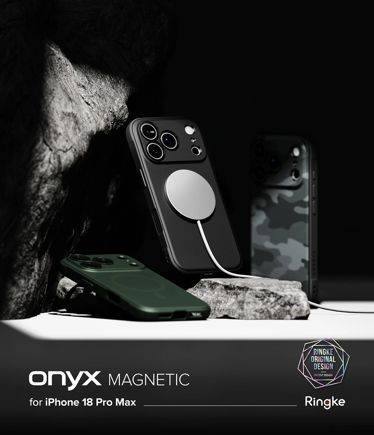 iPhone 18 Pro/Pro Max<br>MagSafe Case [Onyx Magnetic]