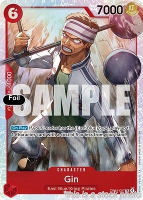 Gin [OP15-EB04 - OP15-007]FoilNMOne Piece Card Game