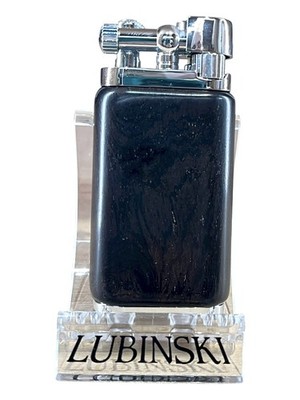 LUBINSKI PROFESSOR LIGHTER FOR PIPE W/METAL PEG AND WOOD CLADDING