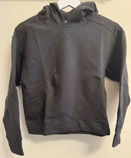 Girls DSG Sport Fleece Hoodie Pullover Black Medium 10-12
