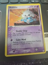 Pokemon Card - Meditite Hidden Legends 65/101 Reverse Holo Common on eBay