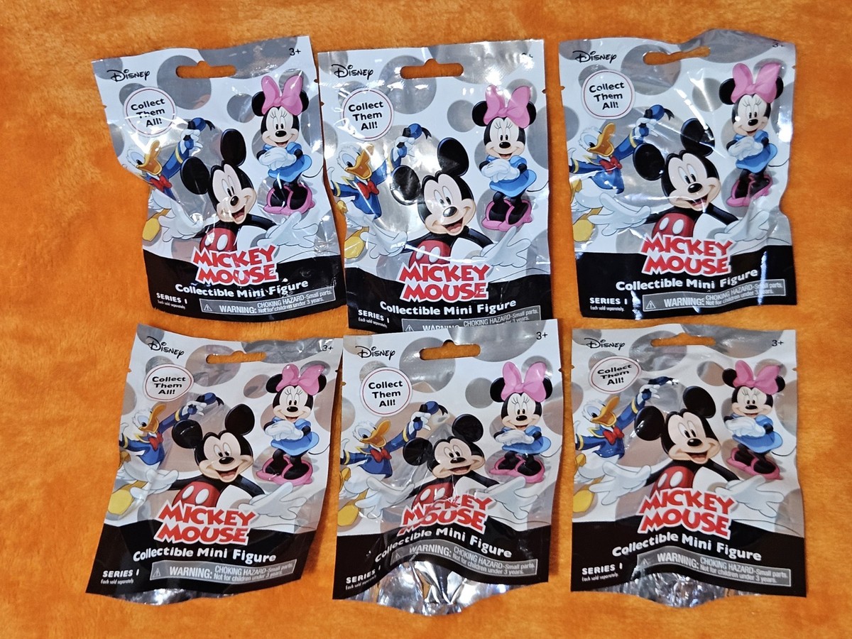 Disney Mickey Mouse - Series 1 Collectible Mini Figures - Lot of 6