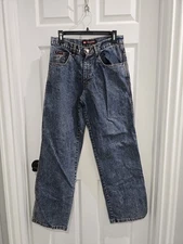 Fubu Jeans Men's 30 The Collection Baggy Fit Y2K Hip Hop Skater (30x31.5) GUC 