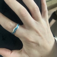 Sheila Fleet Sands Of Time Ring In Blue Cost £180