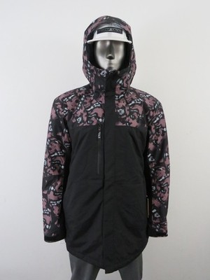Mens The North Face Freedom Insulated Hooded Waterproof Ski Jacket - Grey Snake
