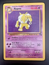 Pokémon 1999 WOTC Fossil Hypno 23/62 Rare Vintage Card Raw Mint