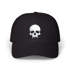 Distressed Skull Classic Dad Cap Embroidered Skull Hat