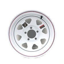 14 X 5.5 White Spoke Trailer Wheel 5 On 4.5 Bolt Circle 14 X 5.5 White Spoke Trailer Wheel 5 On 4.5 Bolt Circle