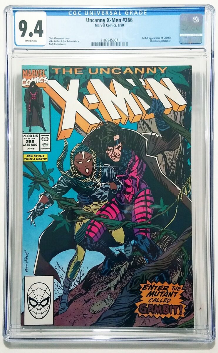 RARE COMIC BOOK UNCANNY X-MEN #266 1ST APPEARANCE GAMBIT CGC RARE COMIC BOOK UNCANNY X-MEN #266 1ST APPEARANCE GAMBIT CGC