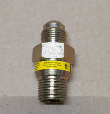 Eastman Excessive Flow Gas Valve 3/8'' MIP X 5/8'' NPT  123,000 BTU/HR 2050VN