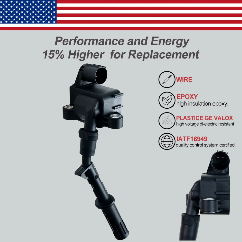 Bobina de encendido OEM para Mercedes-Benz E350 E550 S550 SL550 CLS550 2769060160 UF679 Foto 3 de 4