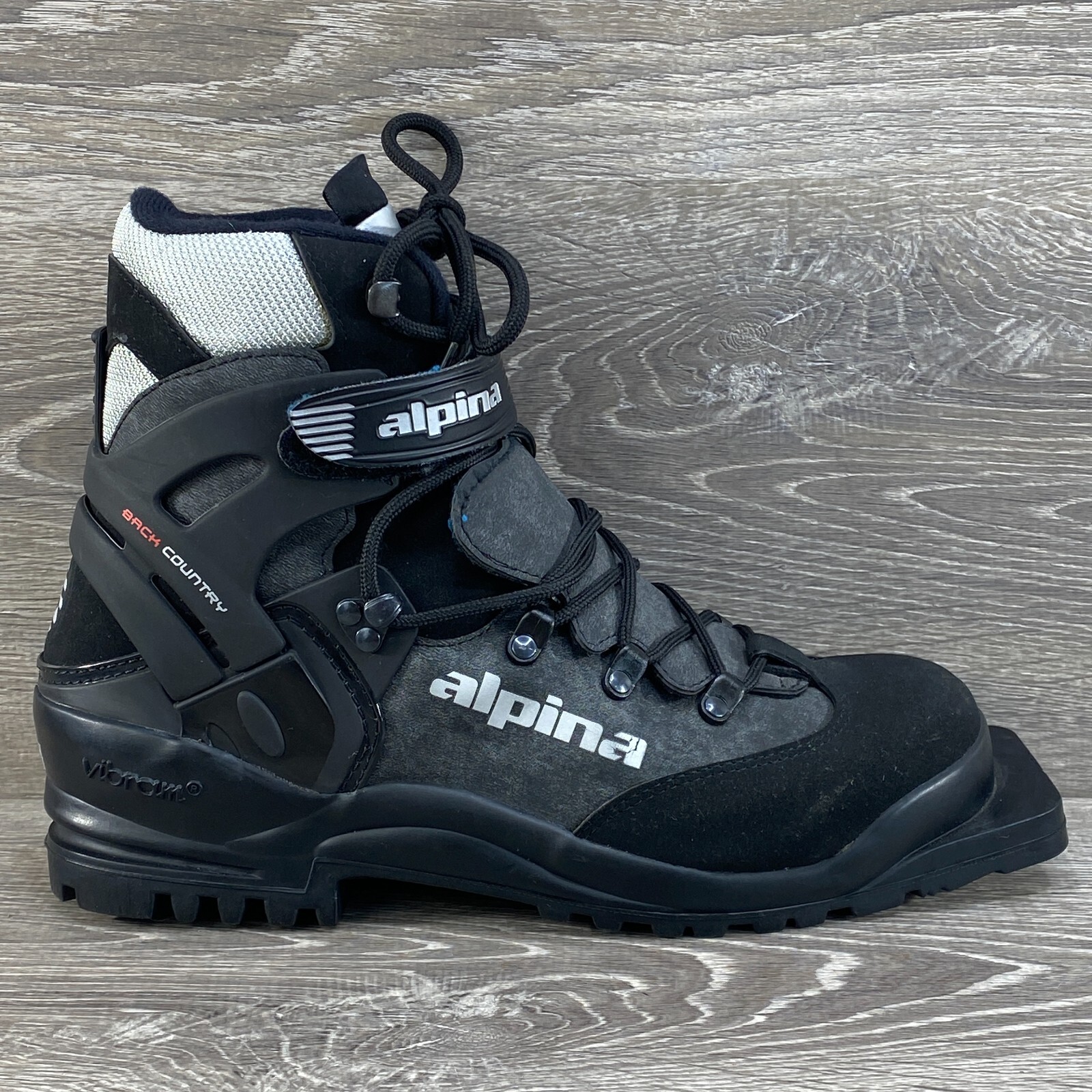 SALOMON Scarponi da sci Alpina uomo EU 42 back country 75 mm 3 pin nordico fondo Vibram