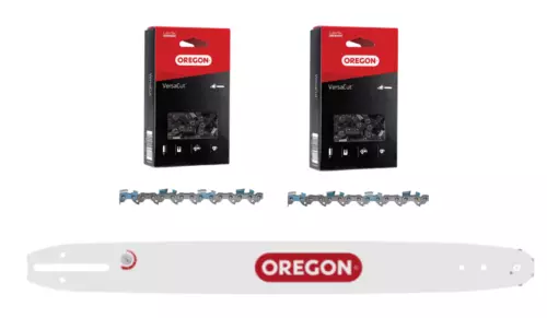 Poulan 2550LE 2555 2600 3818 4018 4218 18" Bar & 2 Chains 180SDET041/91VXL062G(2