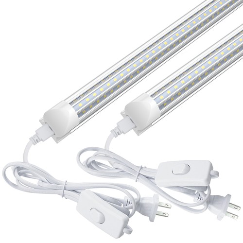 T8 2FT Utility Shop Lights 14W 28W Garage Workbench LED Tube Light Fixtures 24'' - Picture 3 of 16