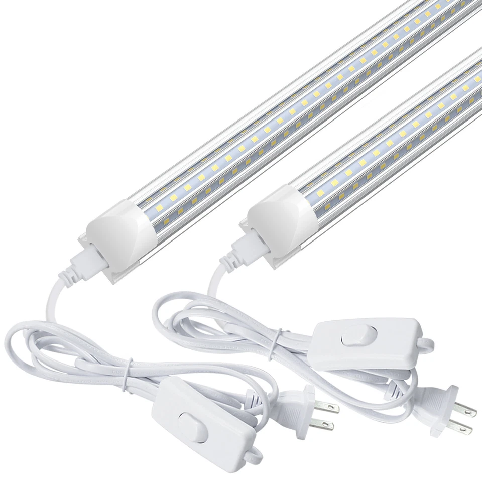 18W 28W T8 2FT Integrated LED Tube Light Bulb 5000K~6500K LED Shop Light Fixture - Image 3 of 4