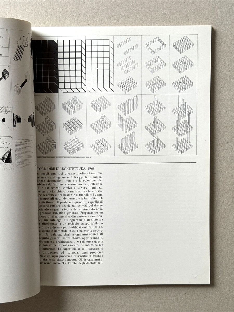 アート・デザイン・音楽 SUPERSTUDIO STORIE CON FIGURE 1966-73 Superstudio Storie Con Figure 1966-73, Radical Architecture