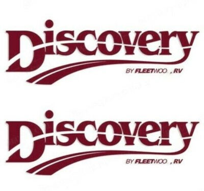 Fleetwood Discovery RV Decals (Set Of 2)   OEM New Oracle