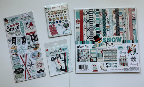 Carta Bella 12 x 12 Scrapbook Kit-Variations-Practically Perfect, Snow Fun, More - Picture 38 of 42