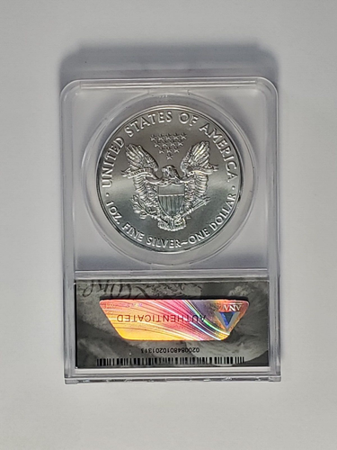 #3 American 2020 (S) Silver Eagle Dollar Coin ANACS Certified MS69 - Picture 2 of 3