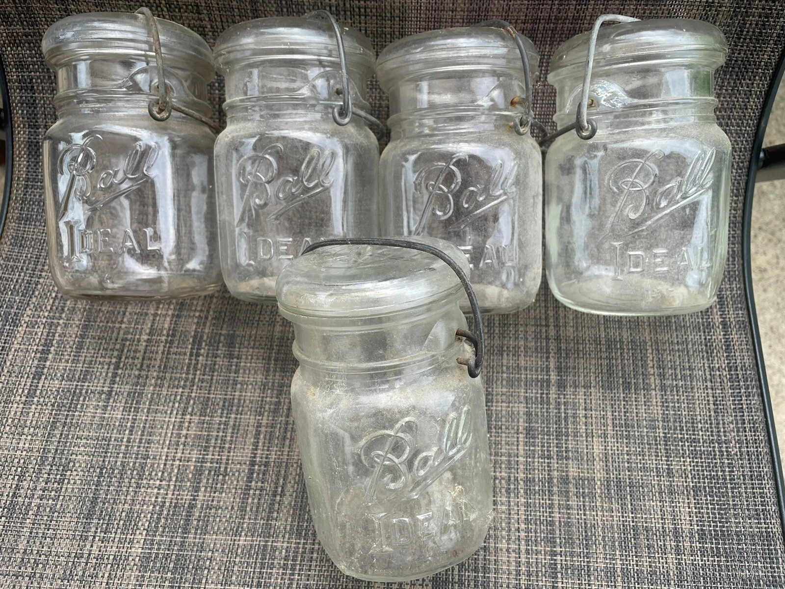 Ball Ideal Mason Jar 1 Pint Lot Of 5pc