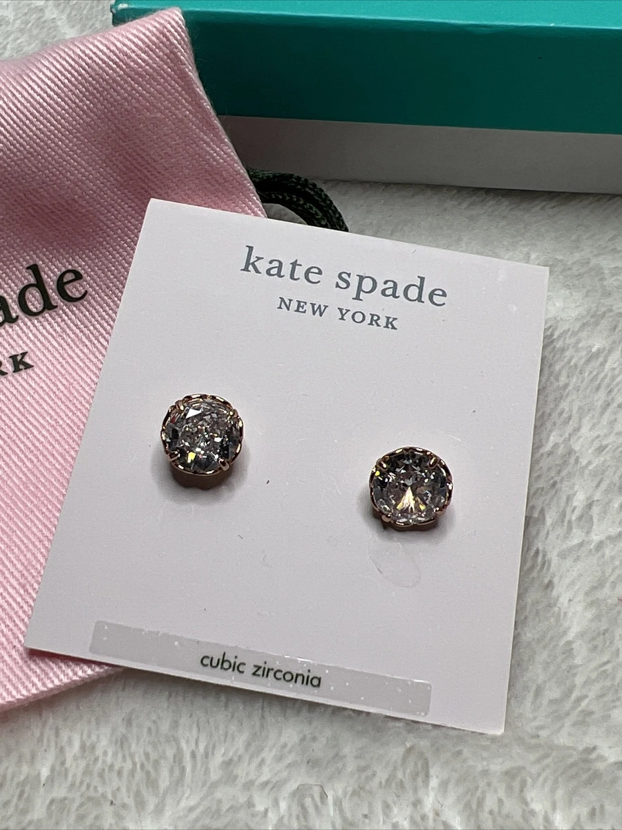 Kate spade rose gold clearance earrings