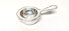RAR! Teesieb mit Abtropfschale 800er Silber Jezler Modell 33 "Regence"