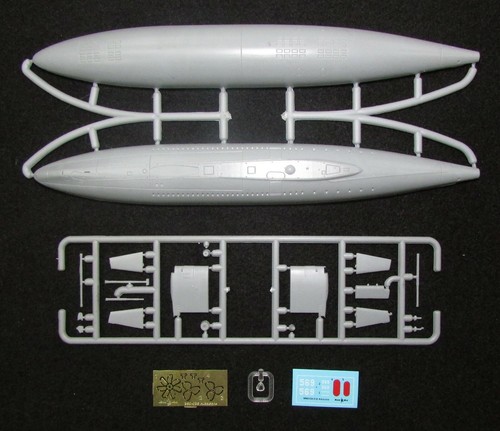 Mikro Mir 350-036 - 1/350 American research submarine "Albacore" plastic model - Picture 7 of 12