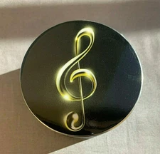 Treble Clef Music Note D1 Aluminum Herb Grinder 63mm 4 Piece Hand Mueller 