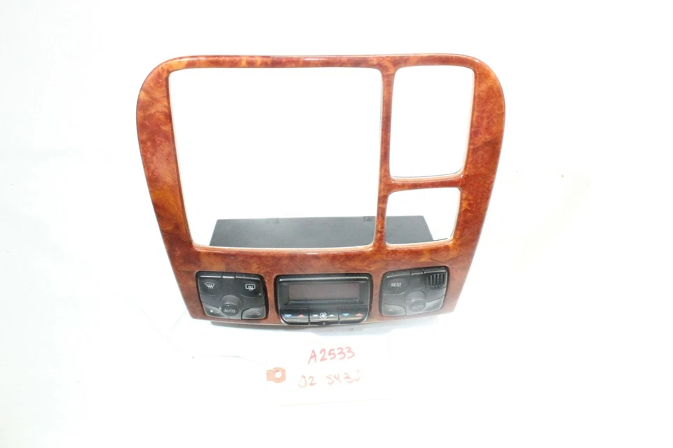 Mercedes-Benz S430 2002 montaje de moldura de bisel de control de clima A2533 Foto 2 de 4