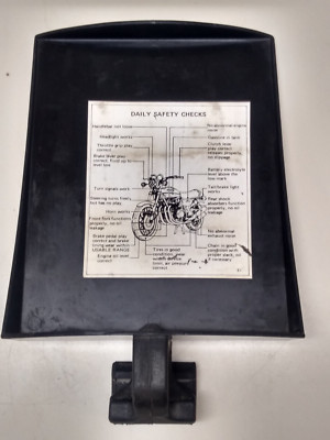 kawasaki Z1 DOCUMENT TRAY part #32099-010 Z1 decal marking no