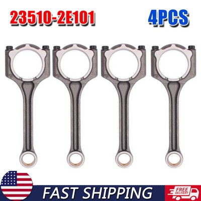 23510-2E001 Connecting Rods 4PCS for 12-16 HYUNDAI ELANTRA 14-15 KIA FORTE 1.8L
