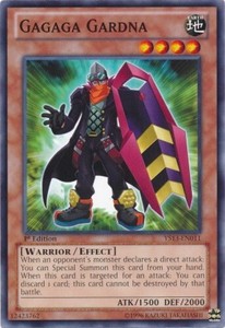 Gagaga Gardna - YS13-EN011 - Common - 1st Edition x3 - Near Mint