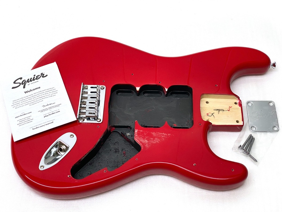 Genuine Fender Squier Strat Hardtail Torino Red BODY