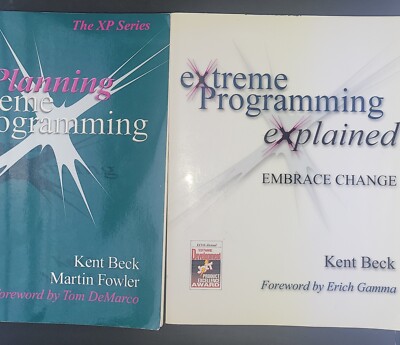 Lot Of 2 Extreme Programming Books: Embrace Change And Planning  by Beck, Kent