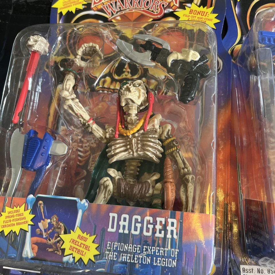 Совершенно новый 94 скелет воинов Dr. Cyborn, кинжал лот 3-6» игрушка комплект - Изображение 4 из 4